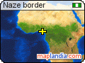 Naze border satellite map