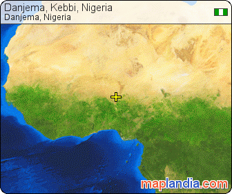 Danjema, Kebbi, Nigeria satellite map