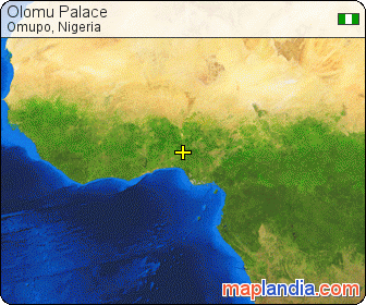 Olomu Palace satellite map