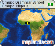 Omupo Grammar School satellite map