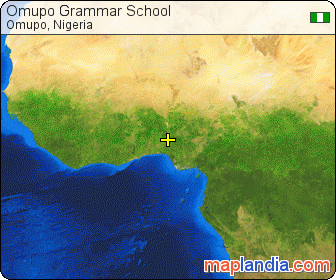 Omupo Grammar School satellite map