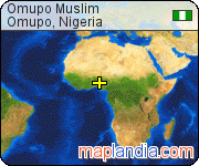 Omupo Muslim  satellite map