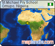 St Michael Pry School satellite map