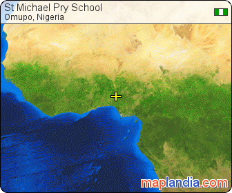 St Michael Pry School satellite map