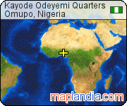 Kayode Odeyemi Quarters satellite map
