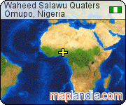 Waheed Salawu Quaters satellite map