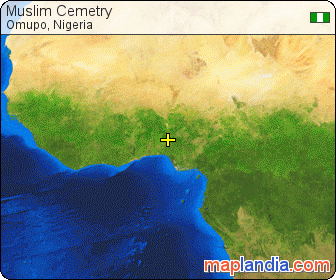 Muslim Cemetry satellite map