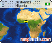 Omupo Customize Logo satellite map
