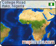 College Road satellite map