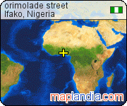 orimolade street satellite map