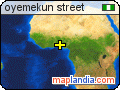 oyemekun street satellite map