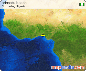 orimedu beach satellite map
