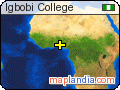 Igbobi College satellite map