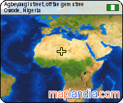 Agbeyangi street, off the gem stree satellite map