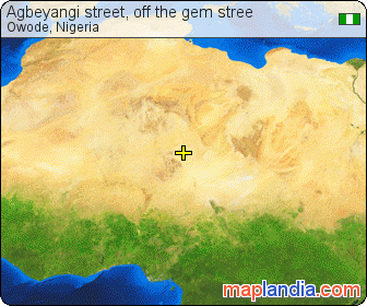 Agbeyangi street, off the gem stree satellite map