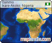 Oyinmo satellite map