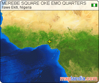 MEREBE SQUARE OKE EMO QUARTERS satellite map