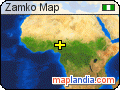 Zamko Map satellite map