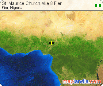 St. Maurice Church,Mile 8 Fier satellite map