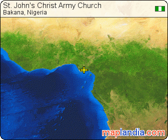 St. John's Christ Army Church satellite map