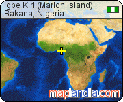 Igbe Kiri (Marion Island) satellite map
