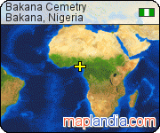 Bakana Cemetry satellite map