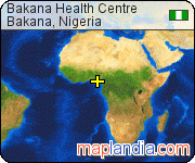 Bakana Health Centre satellite map