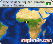 Ekine Sekiapu Square, Bakana satellite map