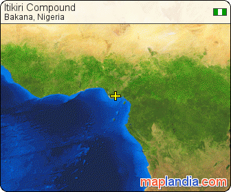 Itikiri Compound satellite map