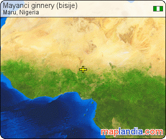 Mayanci ginnery (bisije) satellite map