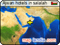 Ajwan hotels in salalah satellite map