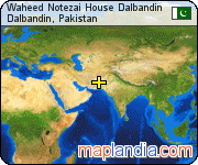 Waheed Notezai House Dalbandin satellite map