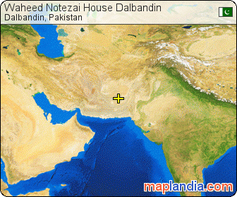 Waheed Notezai House Dalbandin satellite map