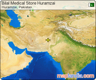 Bilal Medical Store Huramzai satellite map