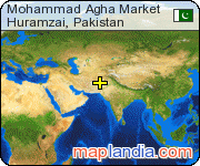 Mohammad Agha Market  satellite map