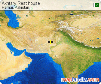 Akhtary Rest house satellite map