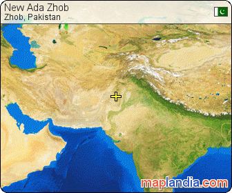 New Ada Zhob satellite map