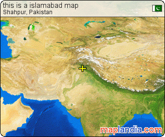 this is a islamabad map satellite map