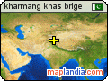 kharmang khas brige satellite map