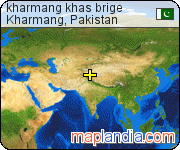 kharmang khas brige satellite map