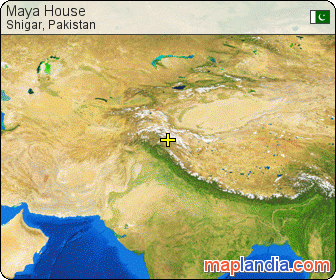 Maya House satellite map