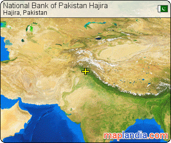 National Bank of Pakistan Hajira satellite map