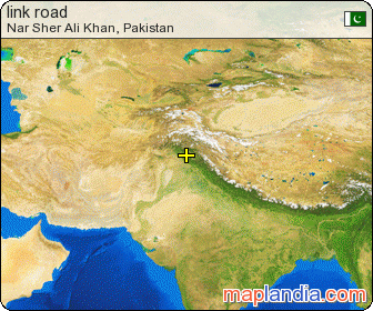 link road satellite map