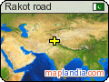 Rakot road satellite map