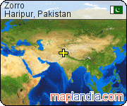 Zorro satellite map