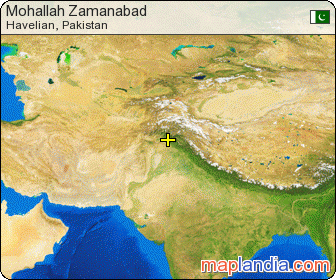 Mohallah Zamanabad satellite map