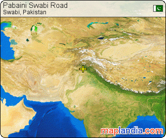 Pabaini Swabi Road satellite map