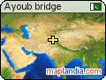 Ayoub bridge satellite map