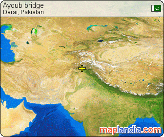Ayoub bridge satellite map