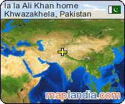 la la Ali Khan home satellite map